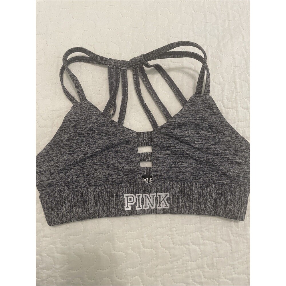 Victoria Secret Sport Bra S Small Wireless Unlined Racerback Pullover Active